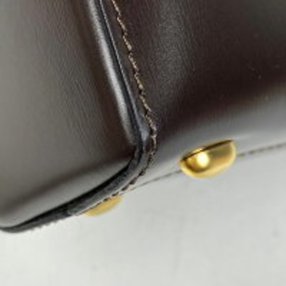 Celine logo Shoulder Bag leather brown - Picture 2 of 5